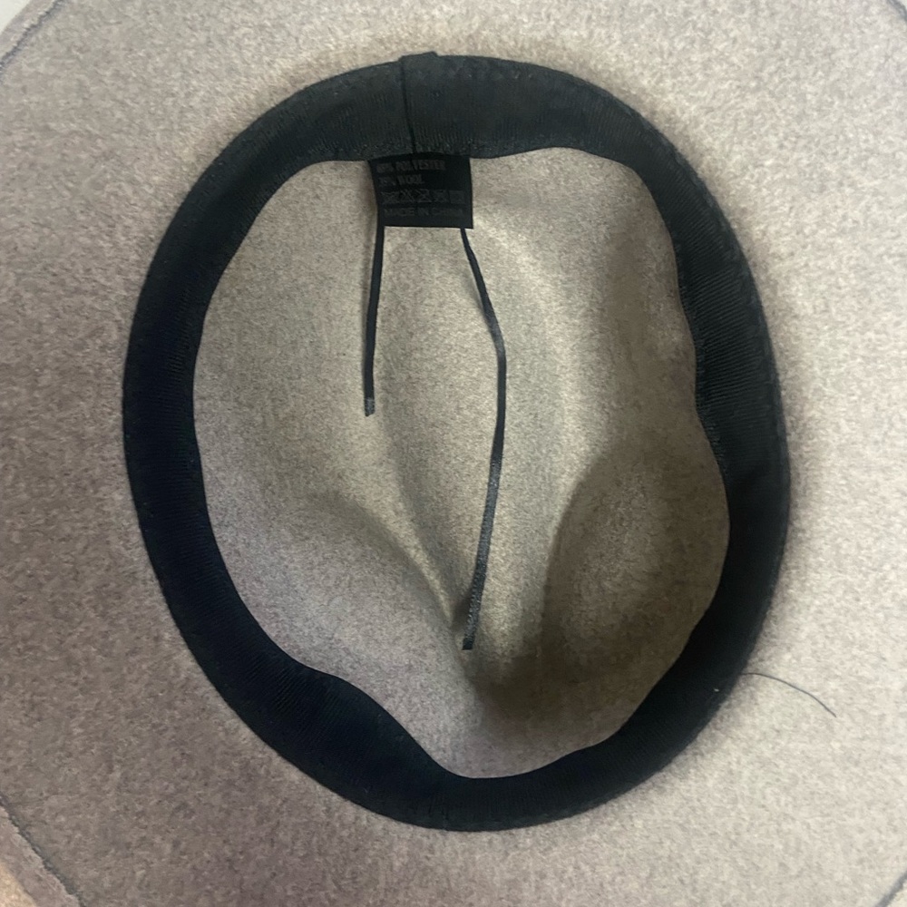 Stylish Gray Fedora Wool Blend Women’s  Hat - Picture 4 of 9